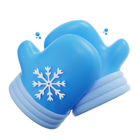 Luva de inverno  3D Icon