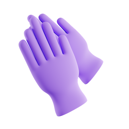 Luva de mão  3D Icon
