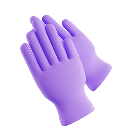Luva de mão  3D Icon