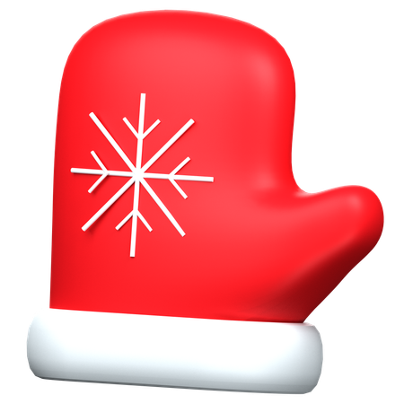 Luva de natal  3D Icon