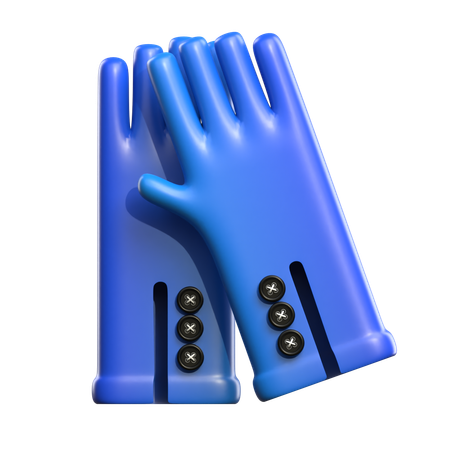 Luvas  3D Icon