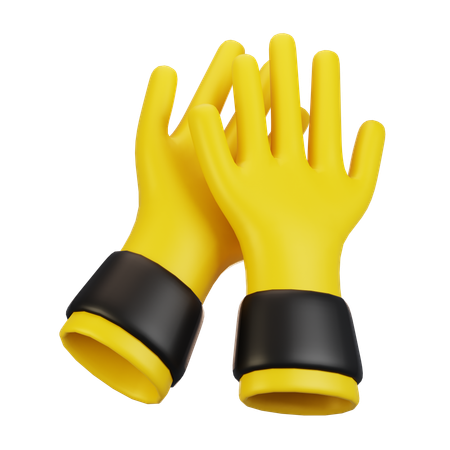 Luvas agrícolas  3D Icon