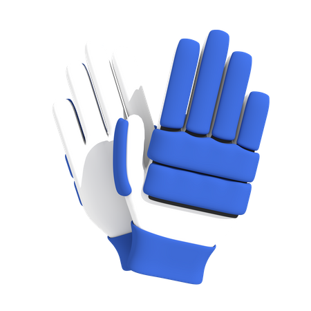 Luvas de críquete  3D Icon