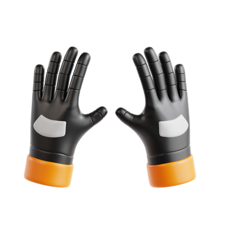 Luvas de goleiro  3D Icon