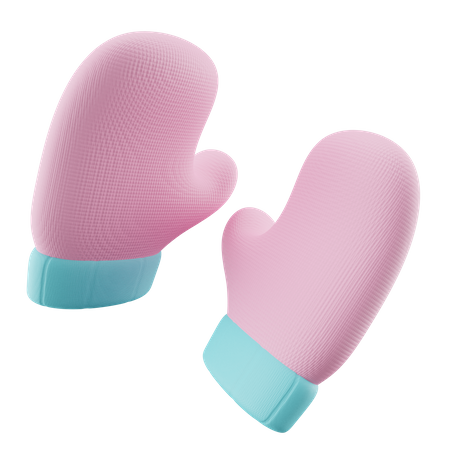 Luvas de Inverno  3D Icon