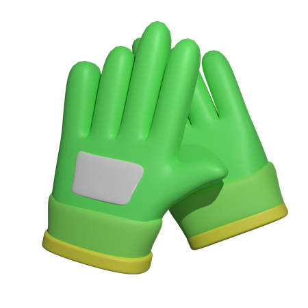 Luvas de jardinagem  3D Icon