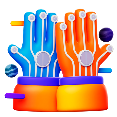 Luvas de jogo  3D Icon
