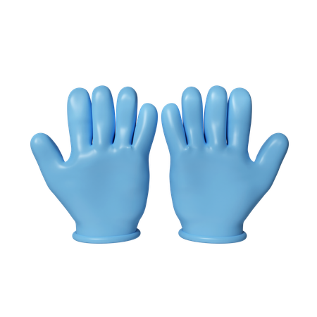 Luvas de latex  3D Icon