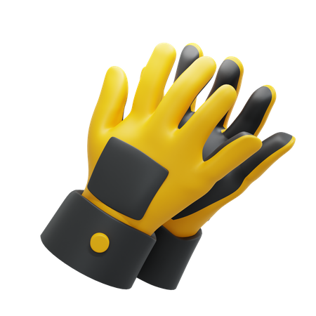 Luvas de mão  3D Icon