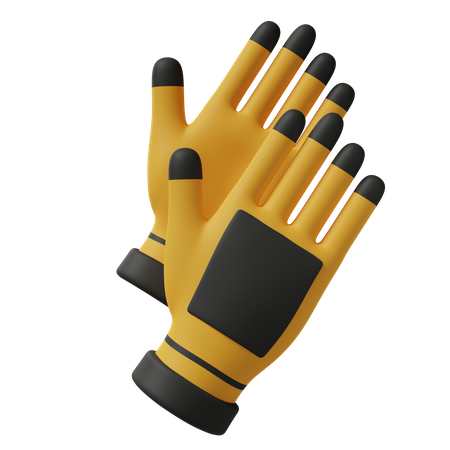 Luvas de proteção  3D Icon