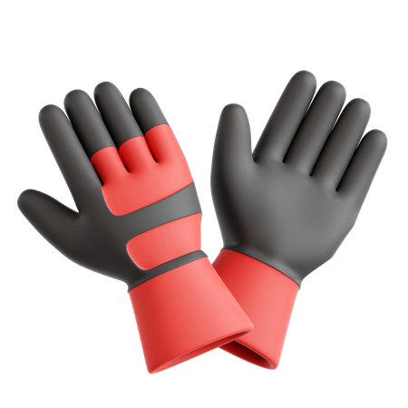 Luvas de proteção  3D Icon
