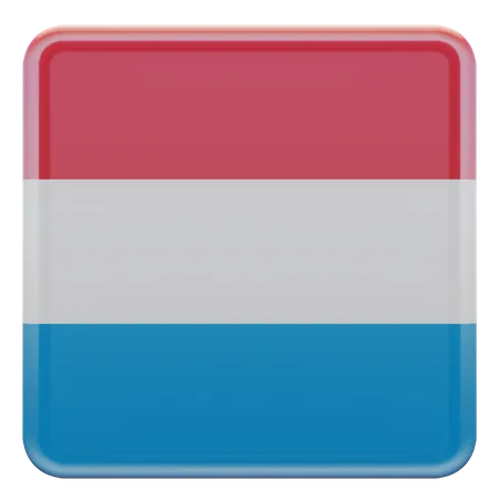 Luxembourg Flag  3D Illustration