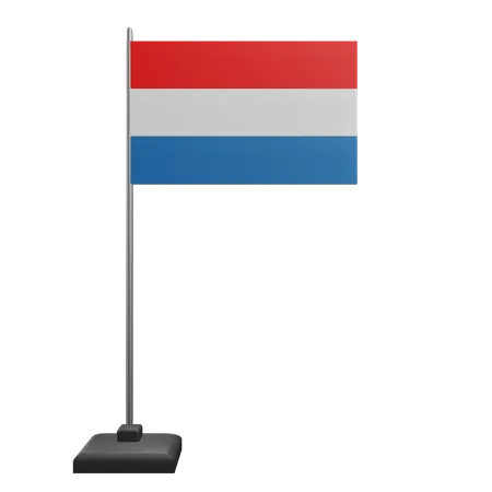 Luxembourg Flag  3D Icon