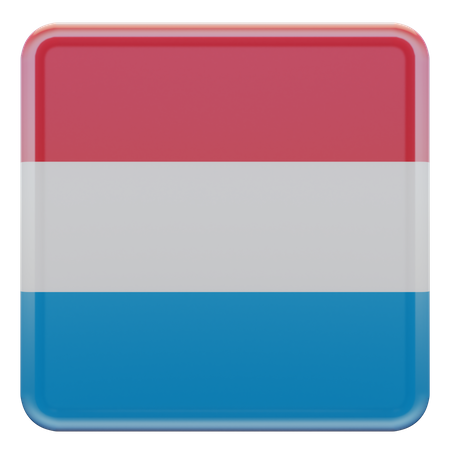 Luxemburg-Flagge  3D Flag