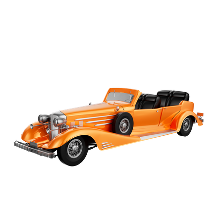 Luxurious Car  3D Icon