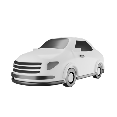 Luxurious Car  3D Illustration