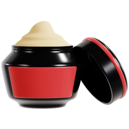 Luxurious Skincare Cream Jar  3D Icon