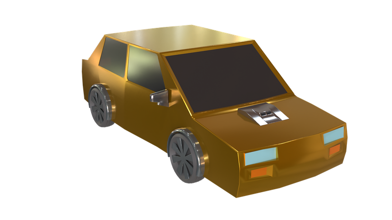 고급 자동차  3D Icon