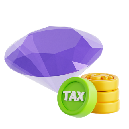 사치세  3D Icon