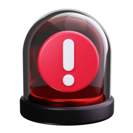 Luz de aviso  3D Icon