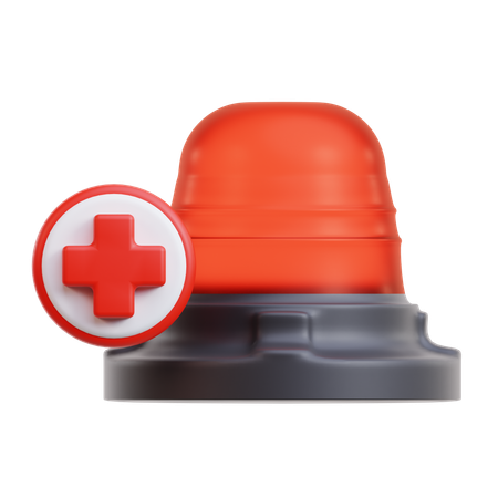 Luz de emergencia  3D Icon