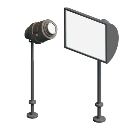 Luz de estudio  3D Icon