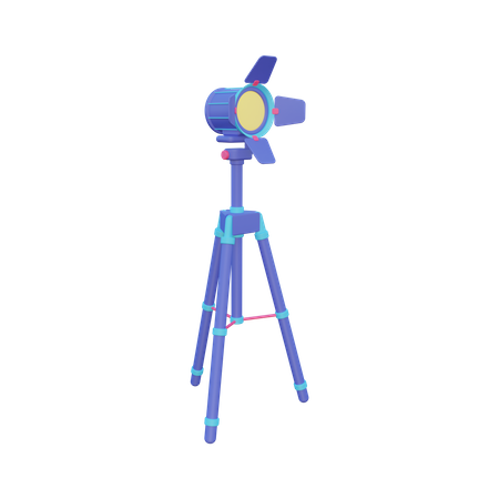 Luz de estúdio  3D Icon