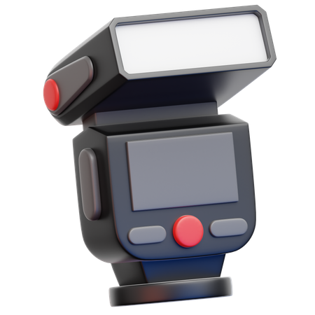 Luz del flash de la cámara  3D Icon