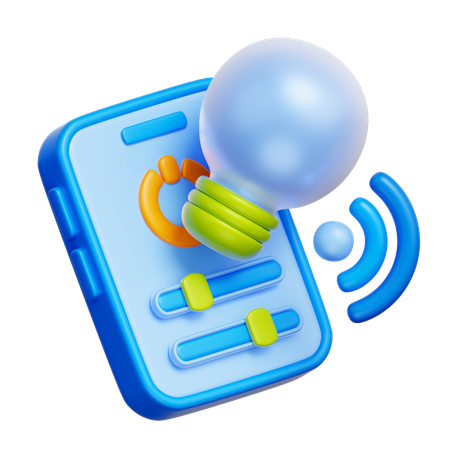 Luz inteligente  3D Icon