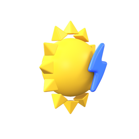 Luz solar  3D Icon