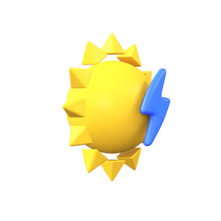 Luz solar  3D Icon