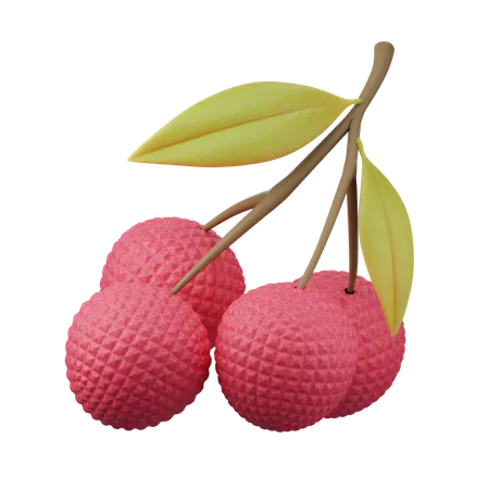 Lychee 3d icon  3D Icon