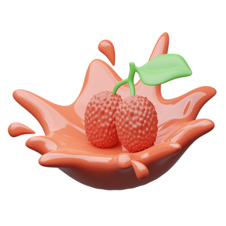 Lychee juice  3D Icon