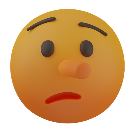 Lying Face  3D Icon