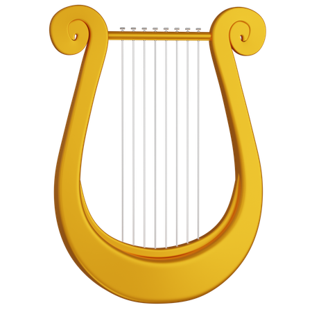 Lyre  3D Icon
