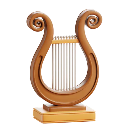 Lyre  3D Icon