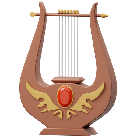 Lyre  3D Icon