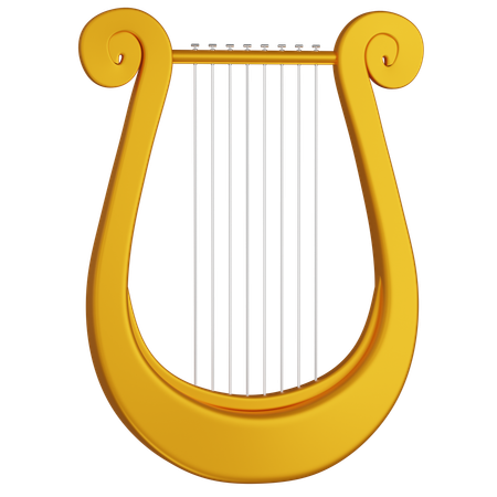 Lyre  3D Icon