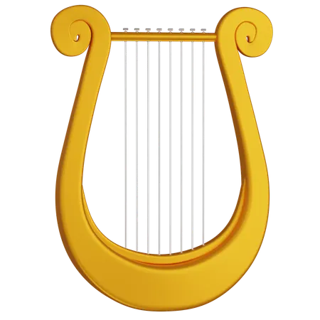 Lyre  3D Icon