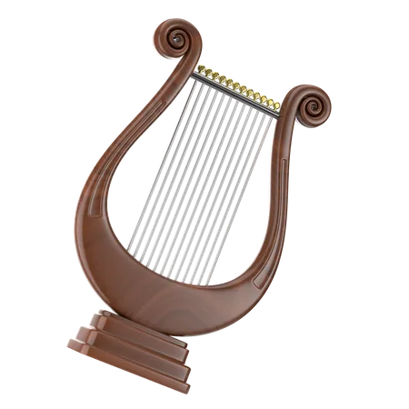 Lyre  3D Icon