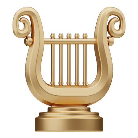 Lyre  3D Icon