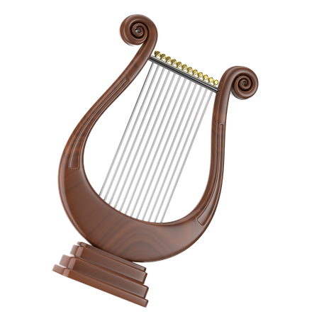 Lyre  3D Icon