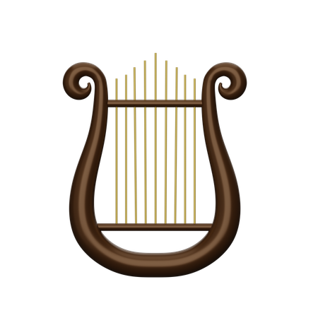 Lyre  3D Icon