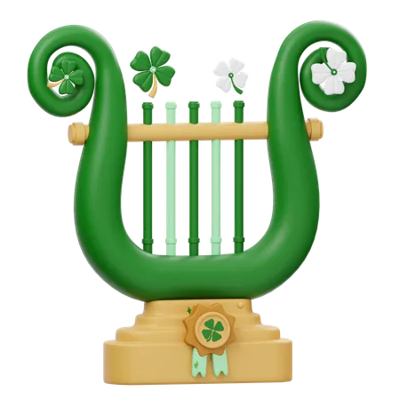 Lyre Music  3D Icon