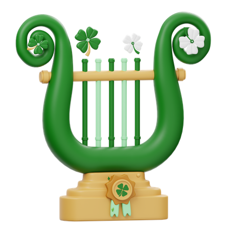 Lyre Music  3D Icon