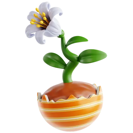 Lis de Pâques  3D Icon