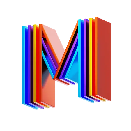 M  3D Icon