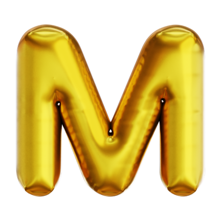 M  3D Icon