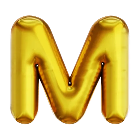 M  3D Icon