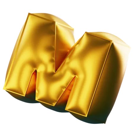 M  3D Icon